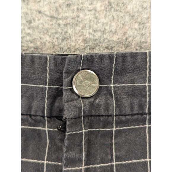Lauren Ralph Lauren Active Shorts 8 Women's Window Pane Bermuda Cotton Blend - Picture 9 of 9